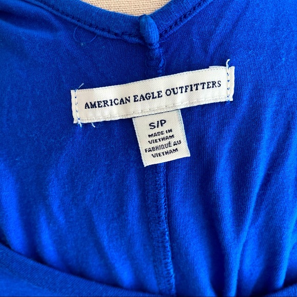 American Eagle Blue Swing T-Shirt Dress sz S - Picture 4 of 6